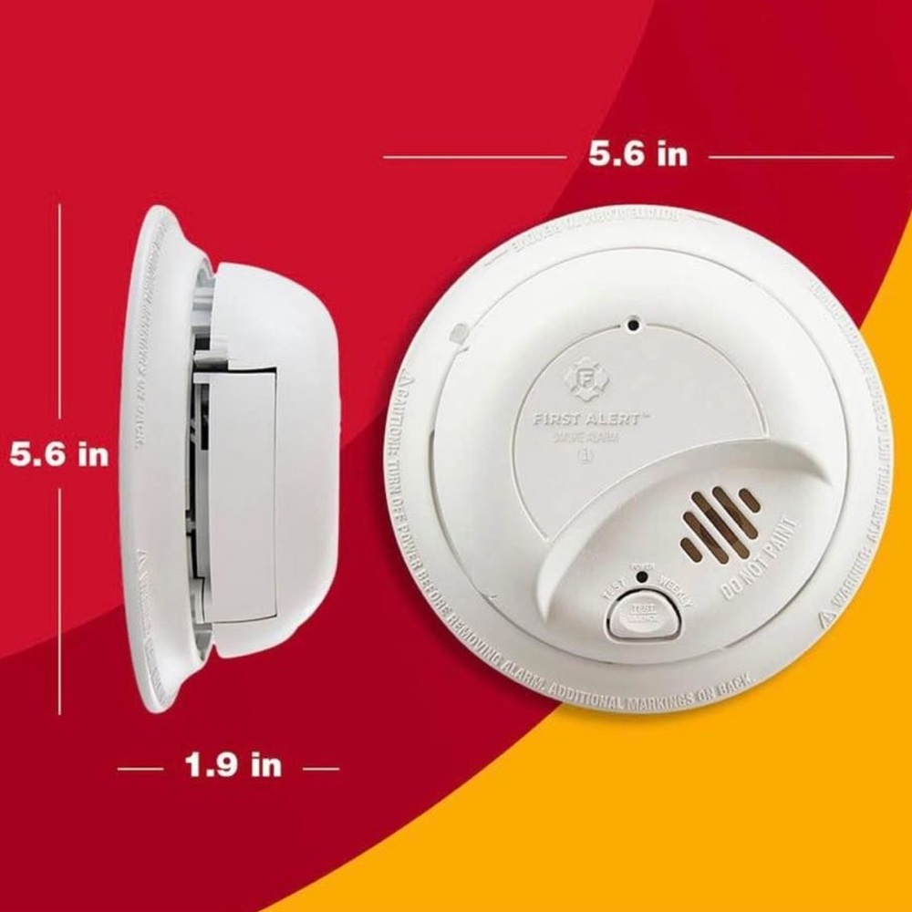 First Alert Hardwired Ionization Easy Install Home Smoke Detector Fire Alarm - Picture 2 of 5